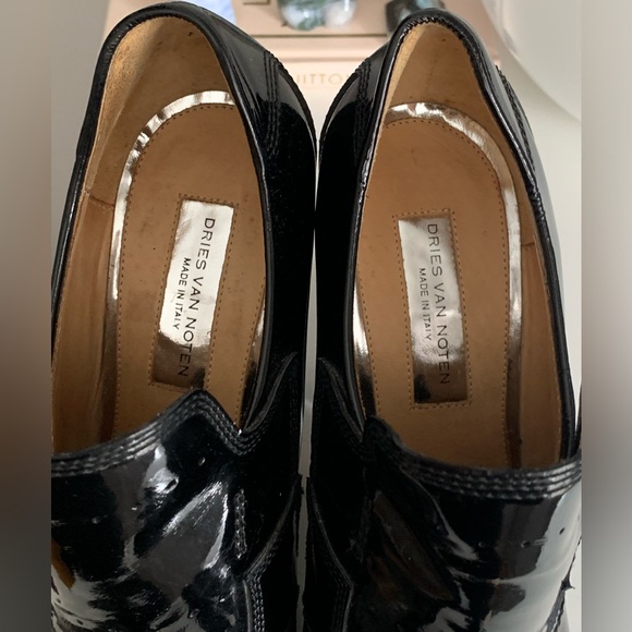 DRIES VAN NOTEN Patent Velcro Strap Pumps - Picture 13 of 13